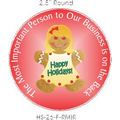 Gingerbread Girl Hand Mirror (2.5" Diameter)